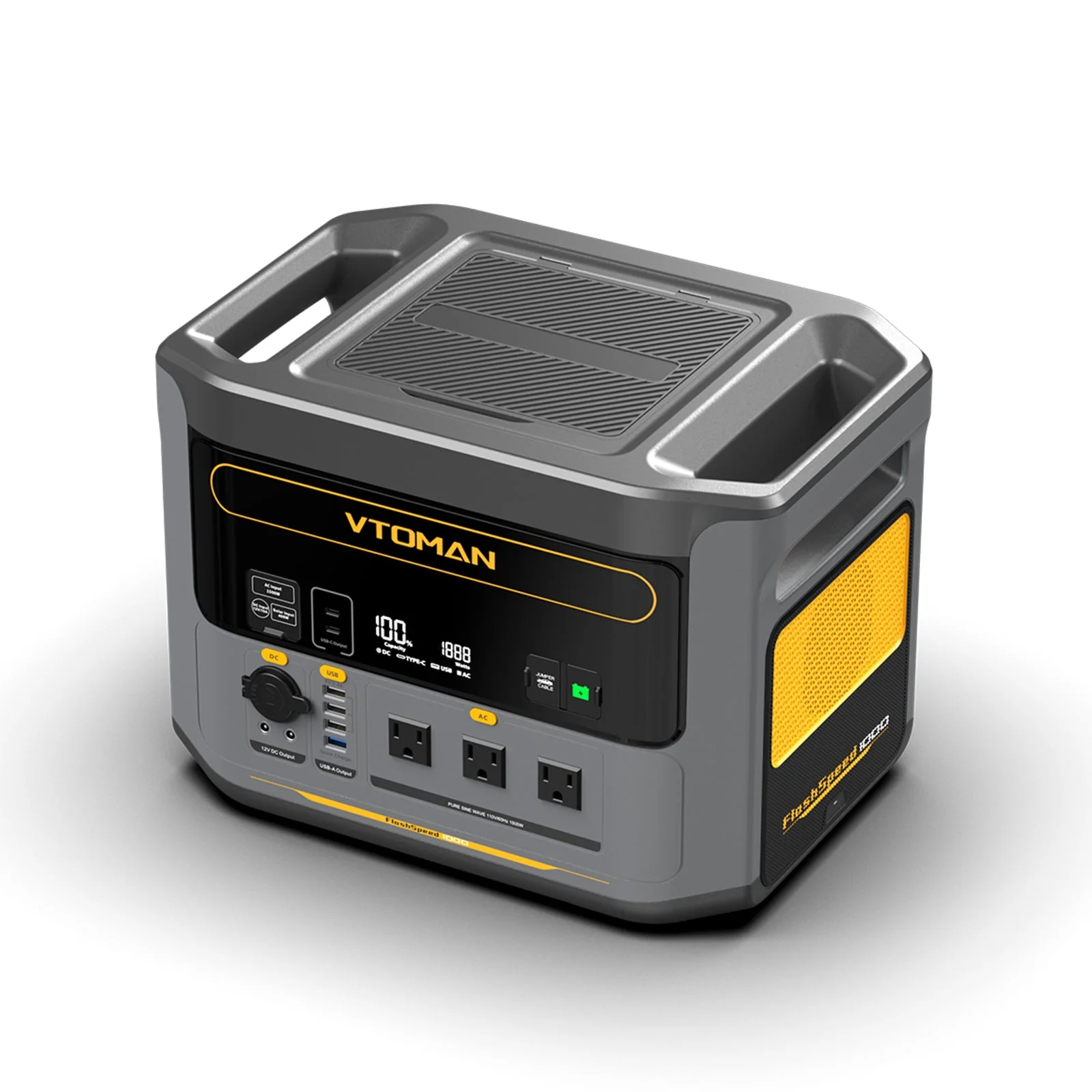 VTOMAN FlashSpeed 1000/2376Wh with 200W Solar Panel - Image 7