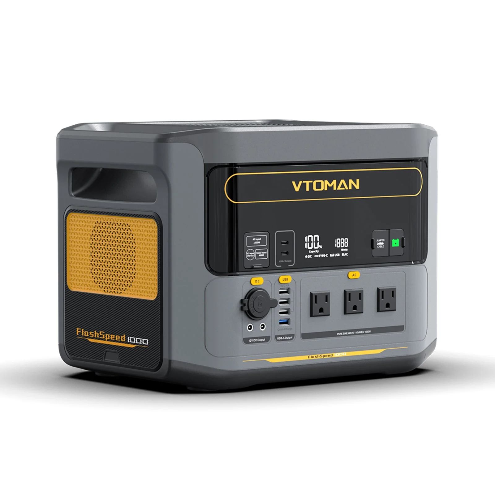 VTOMAN FlashSpeed 1000 with 110W Solar Panel (US&CANADA) - Image 3