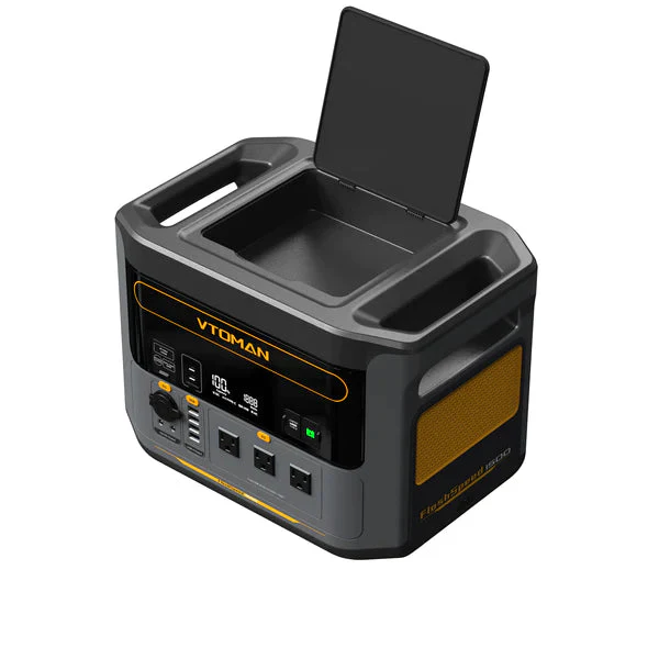 VTOMAN FlashSpeed 1500 with 200W Pro Solar Panel - Image 4