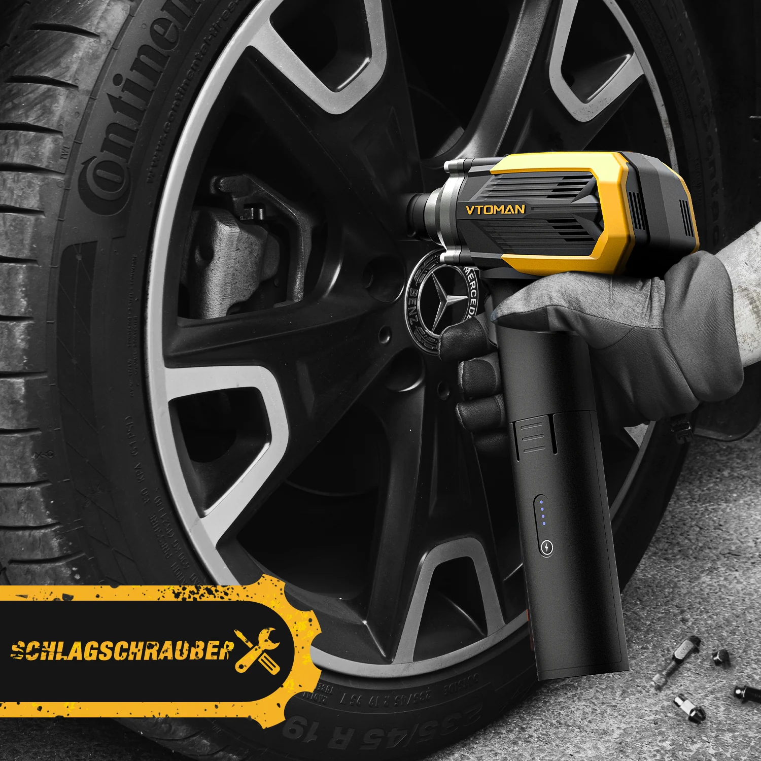 VTOMAN V700 Impact Wrench with 2500A Car Jump Starter (CANADA ONLY) - Image 2