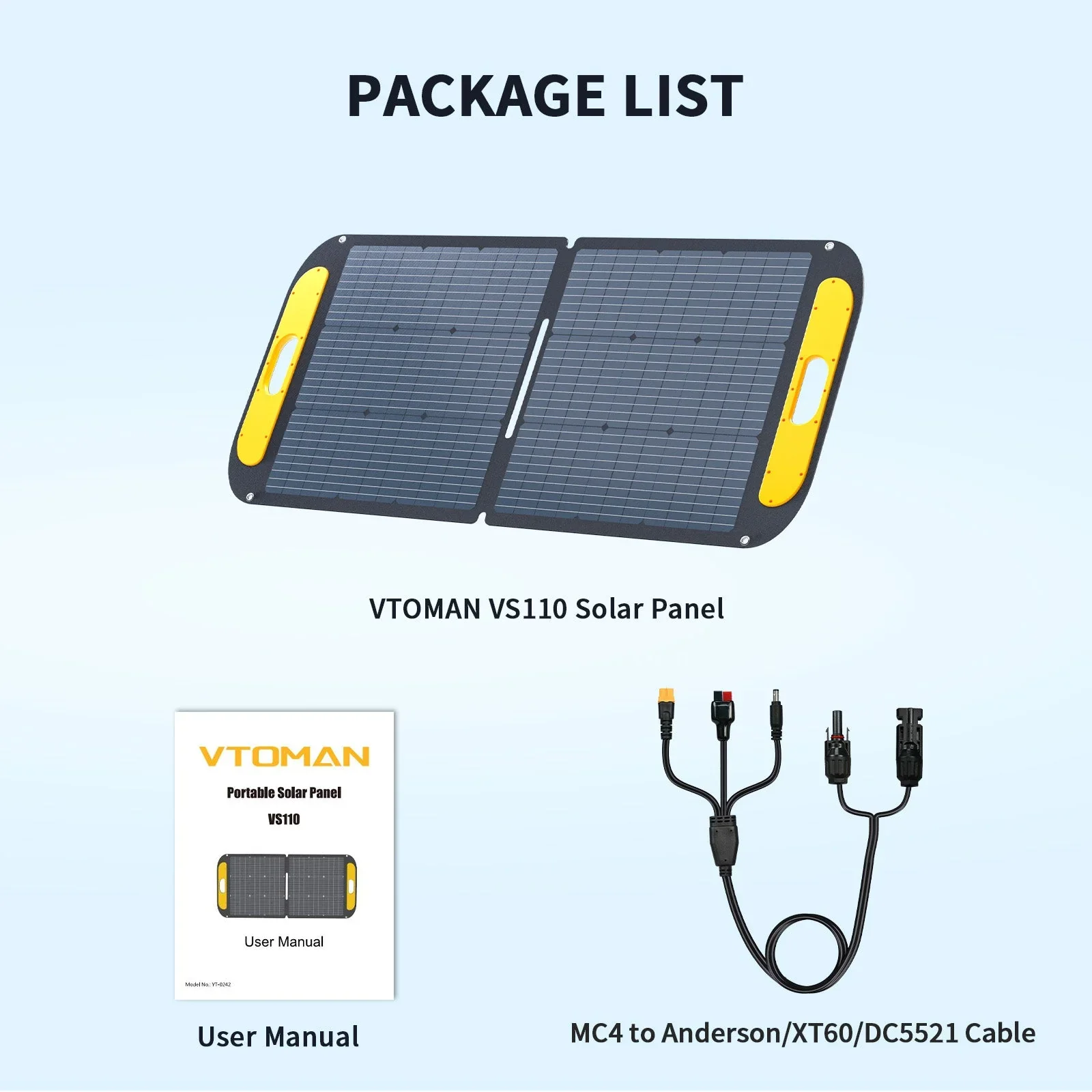 VTOMAN 110W Portable Solar Panel (US&CANADA) - Image 5