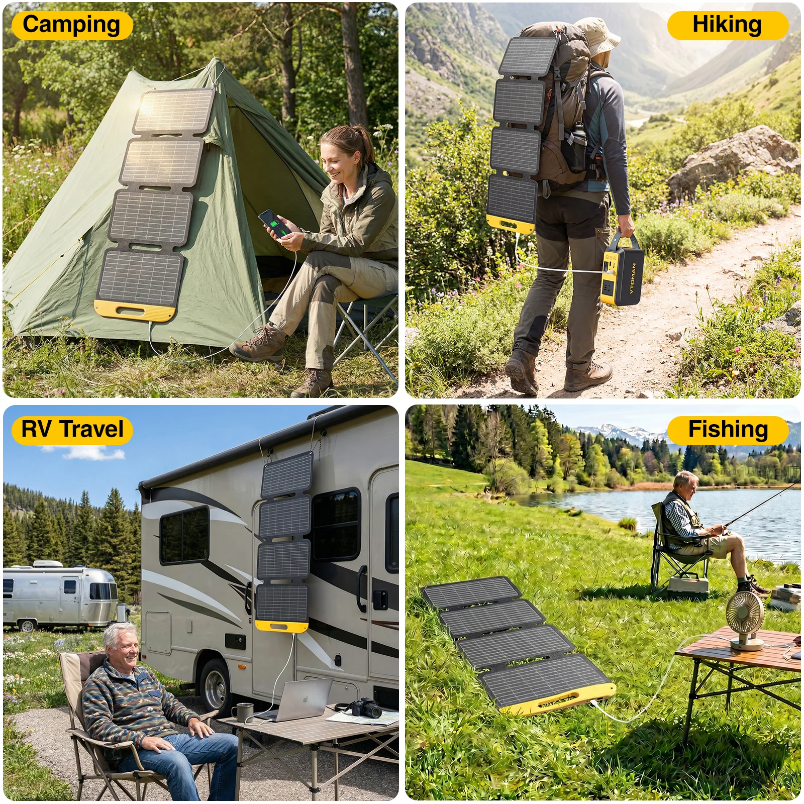 VTOMAN 40W Portable Solar Panel - Image 8