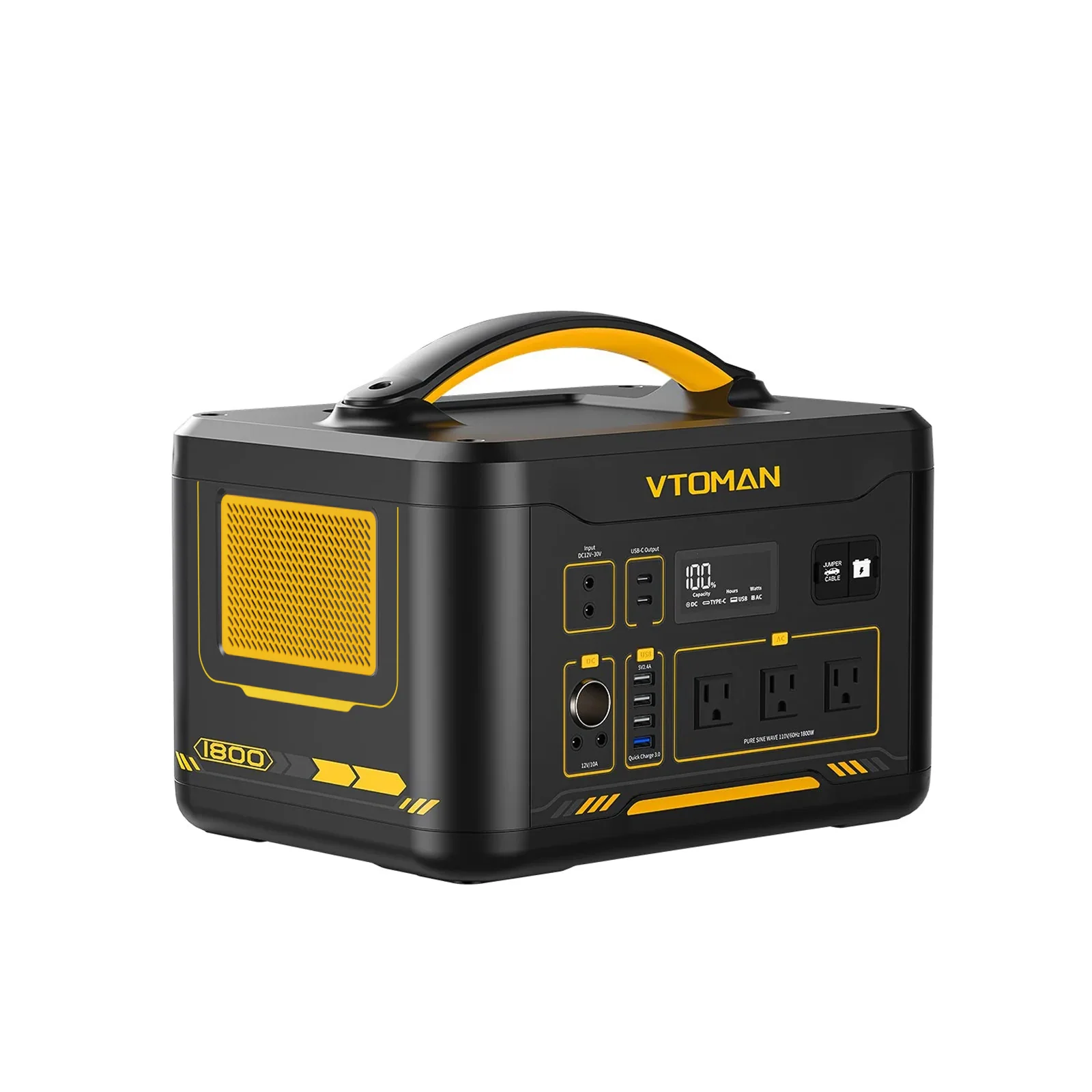 VTOMAN Jump 1800/3096Wh with 200W Solar Panel - Image 5