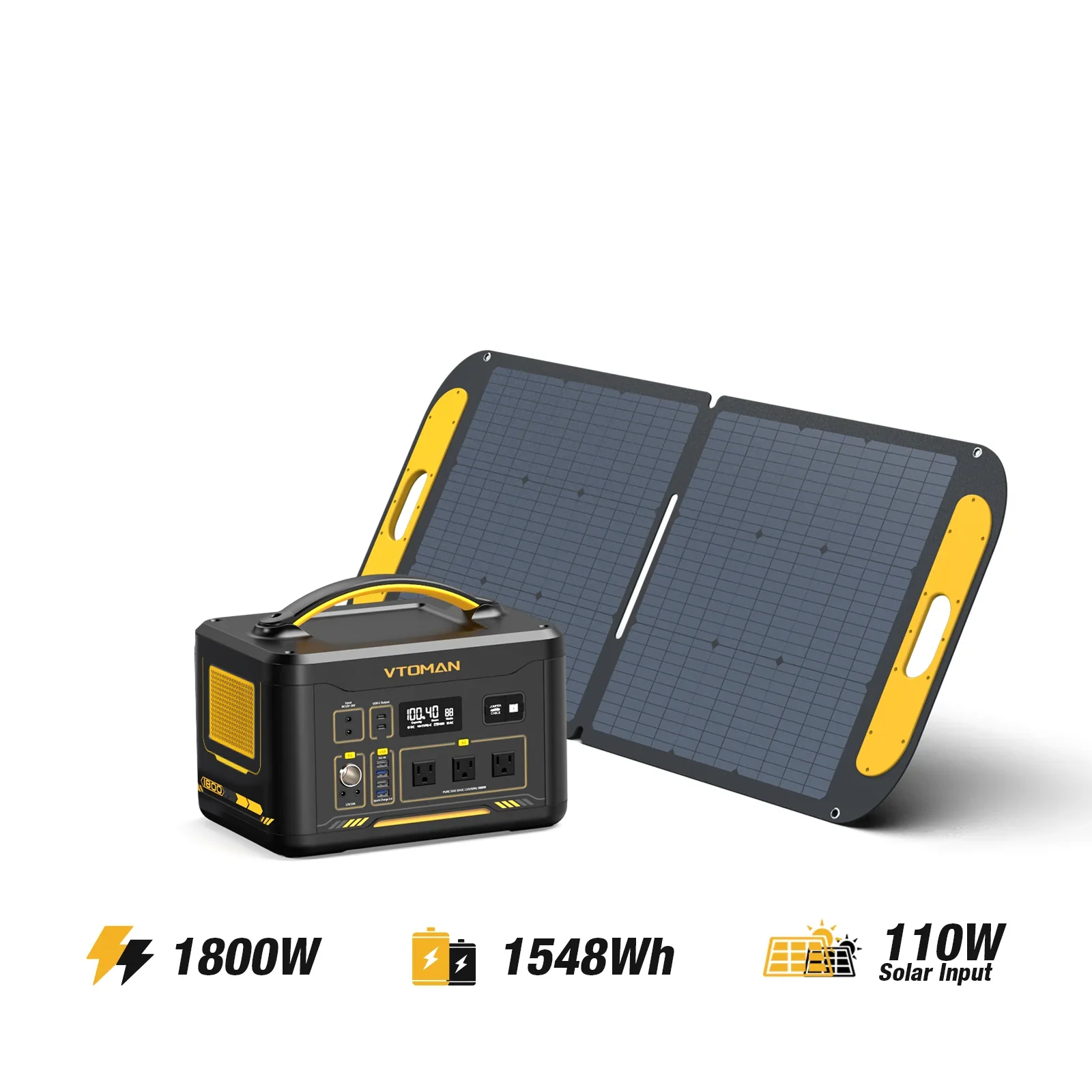 VTOMAN Jump 1800 Portable Power Station (US&MEX) - Image 6