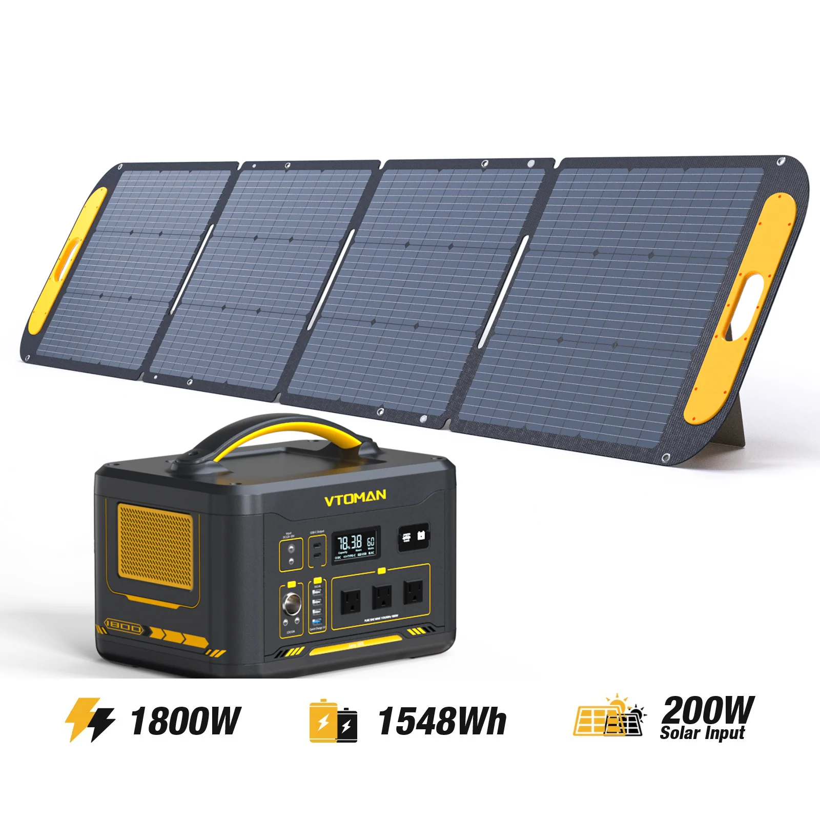 VTOMAN Jump 1800 Portable Power Station (US&MEX) - Image 9
