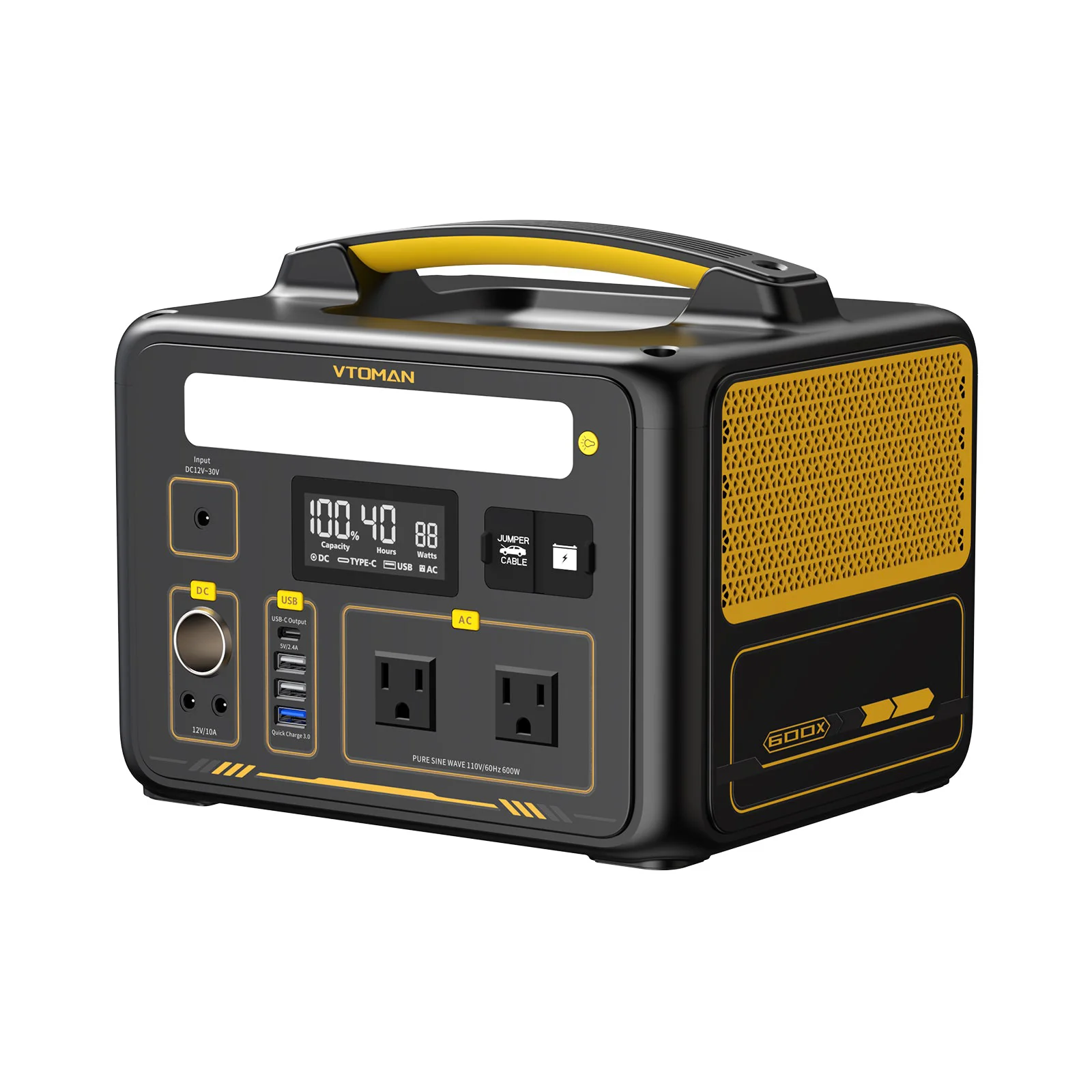 VTOMAN Jump 600X Portable Power Station (CANADA ONLY) - Image 5