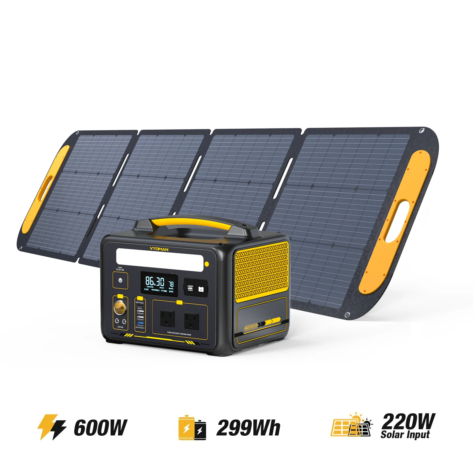 VTOMAN Jump 600X Portable Power Station (CANADA ONLY) - Image 7